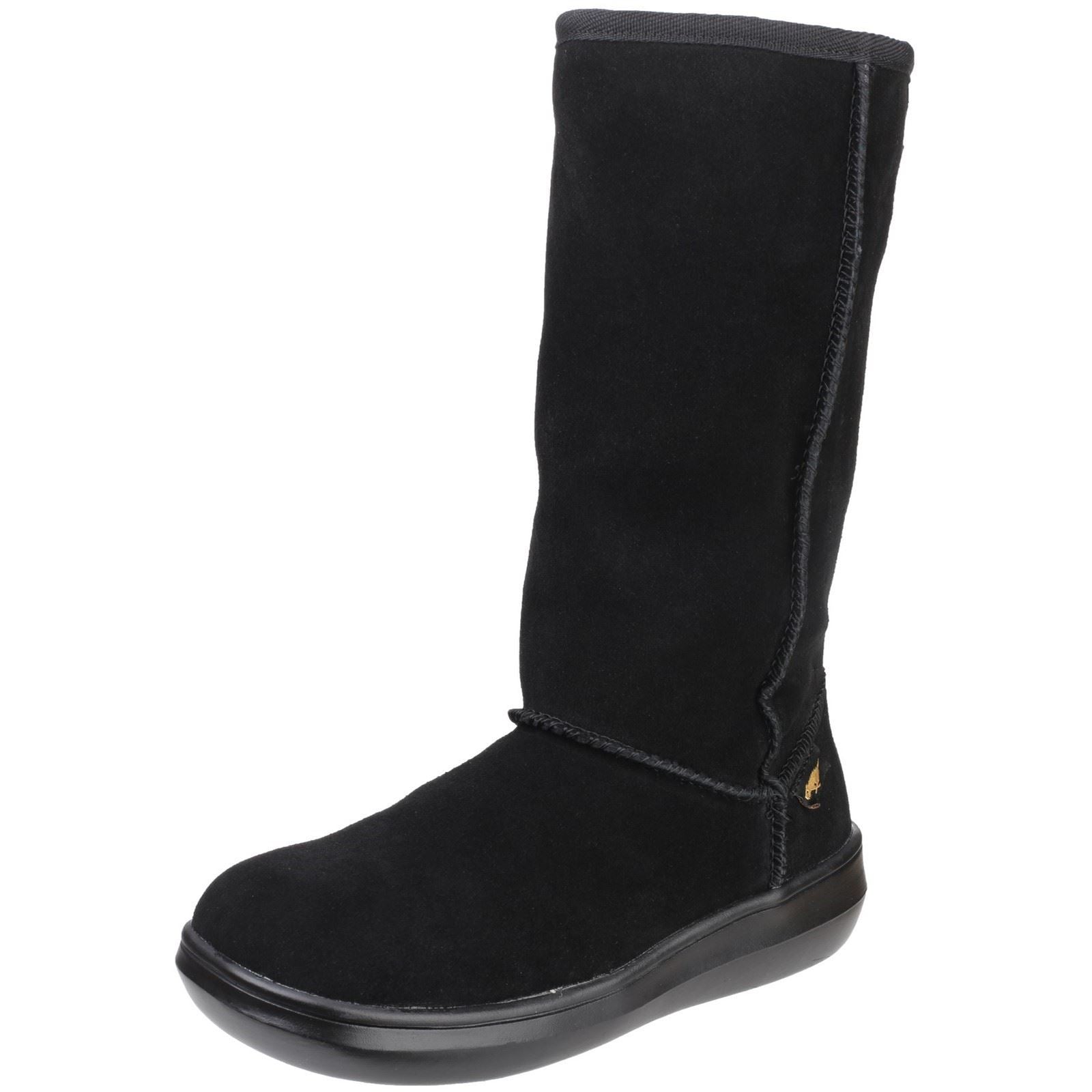 Rocket Dog Sugardaddy Bottes En Daim Noir Pour Femmes
