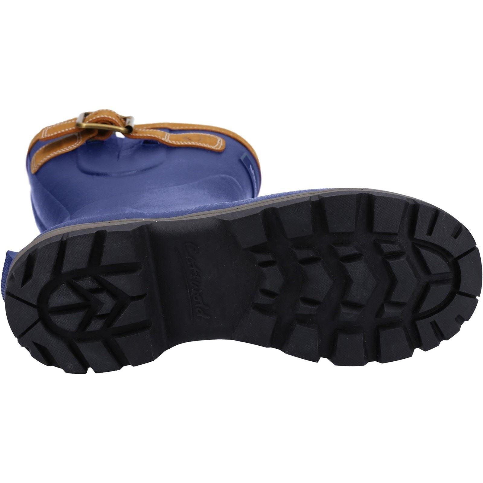 Cotswold Stratus Short Bottes De Pluie Pour Femmes En Caoutchouc Bleu Marine