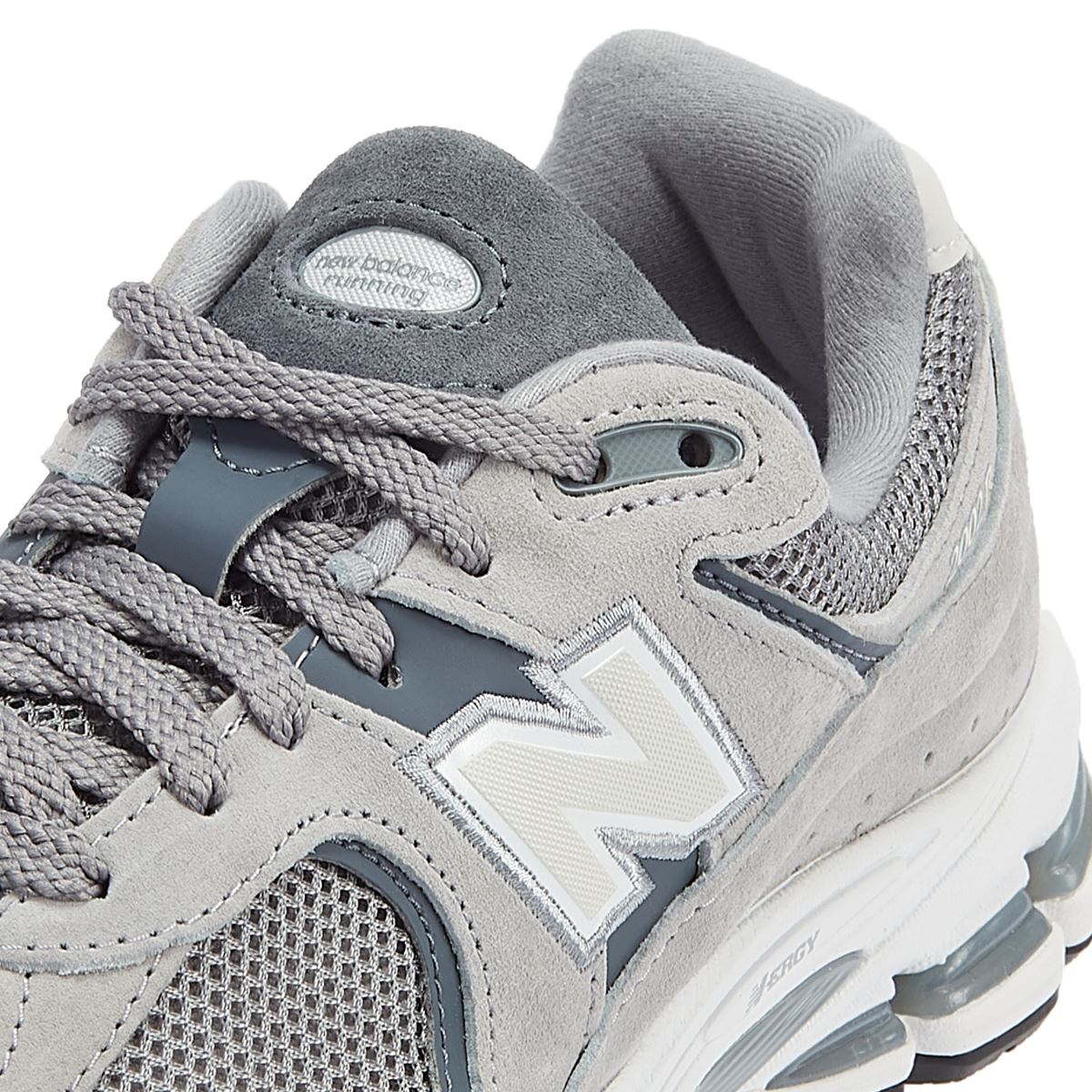 New Balance 2002 Chaussures De Sport En Daim Gris Acier