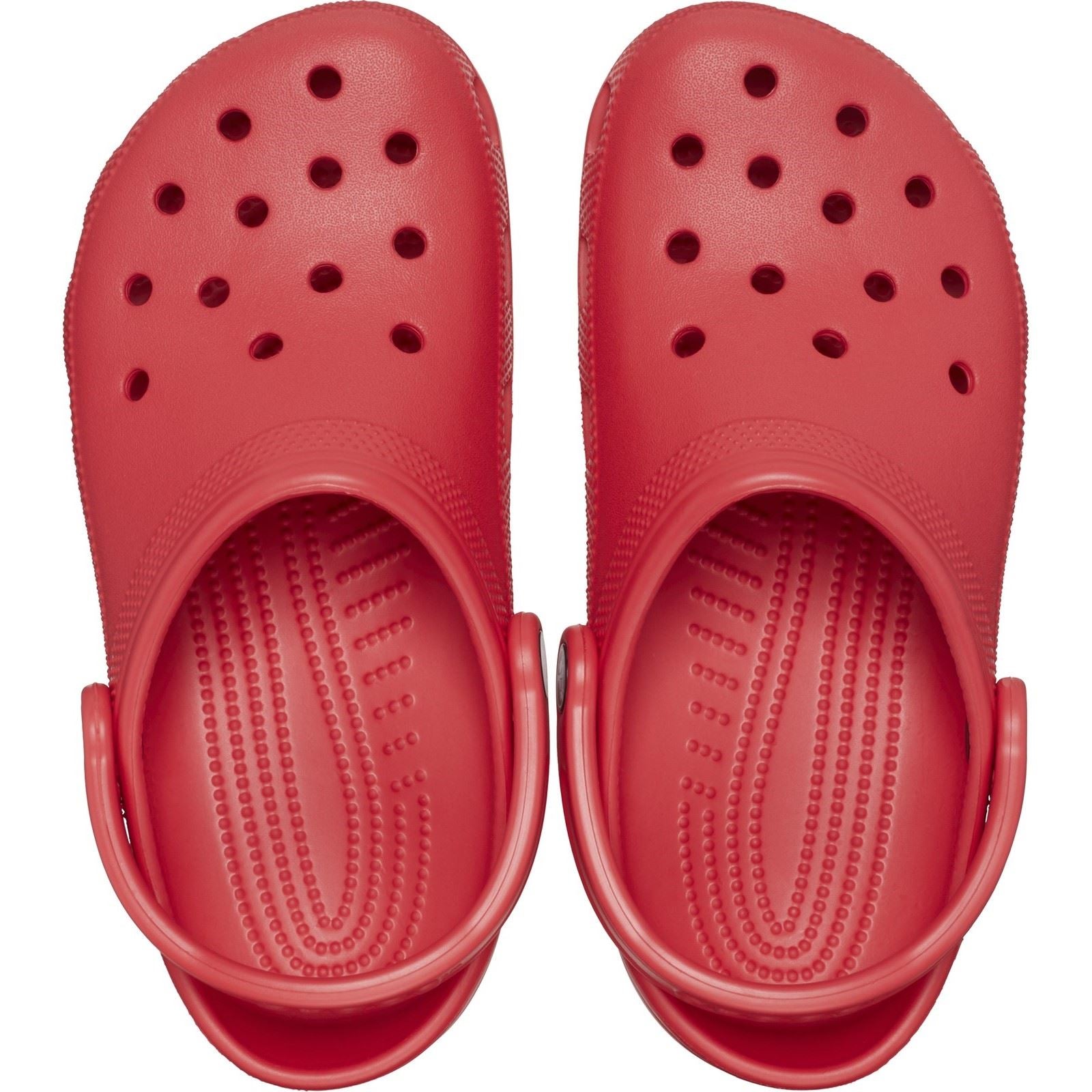 Crocs Classic Clog des sabots rouges en thermoplastique
