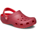 Crocs Classic Glitter Sabots Rouges Cerise en Thermoplastique