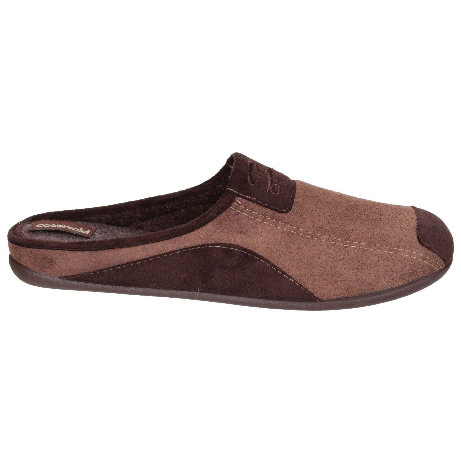 Cotswold Westwell Chaussons En Tissu Pour Hommes, Marron