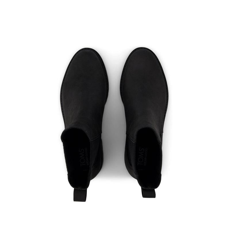 TOMS Bennet Bottes En Cuir Noires Pour Femmes