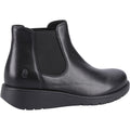 Hush Puppies Leonie Bottes En Cuir Noires Pour Femmes