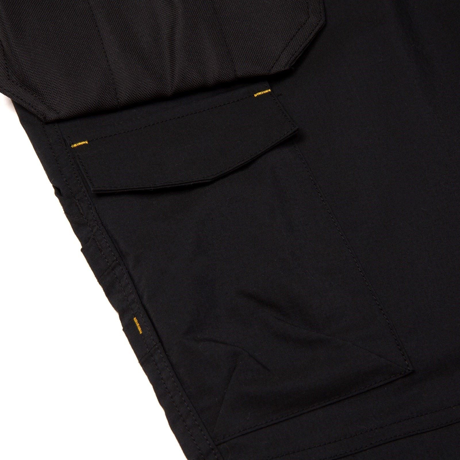 Caterpillar Nexus Holster Stretch Pocket Pantalons Noirs En Coton Pour Hommes - Extérieur