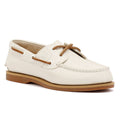 Timberland Classic 2 Eye Chaussures Blanches En Cuir Pour Femmes