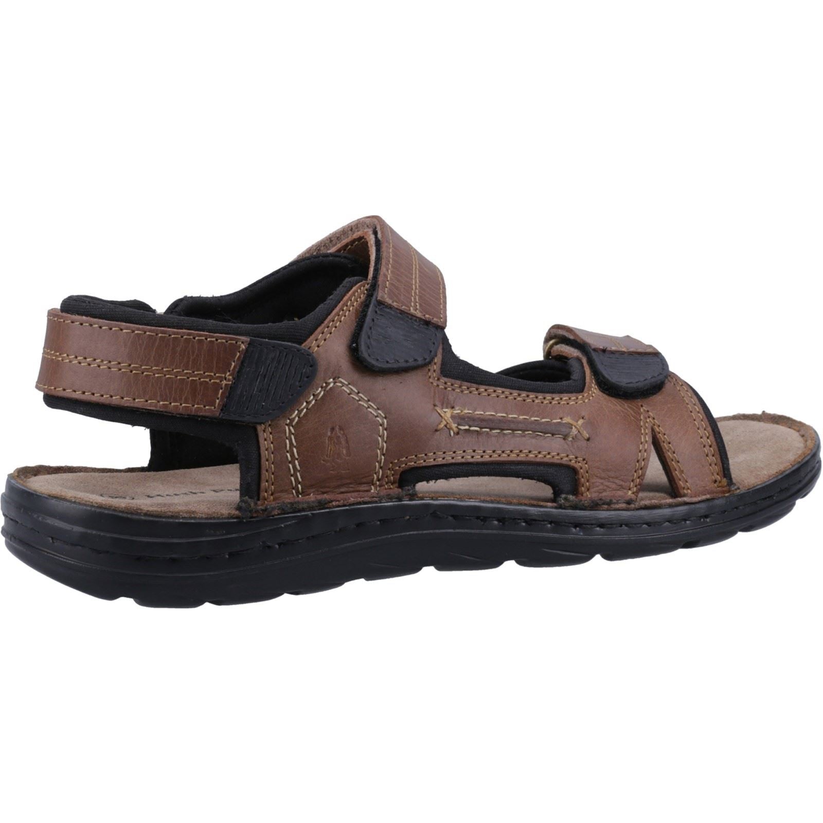 Hush Puppies Alistair Sandales Pour Hommes En Cuir Marron