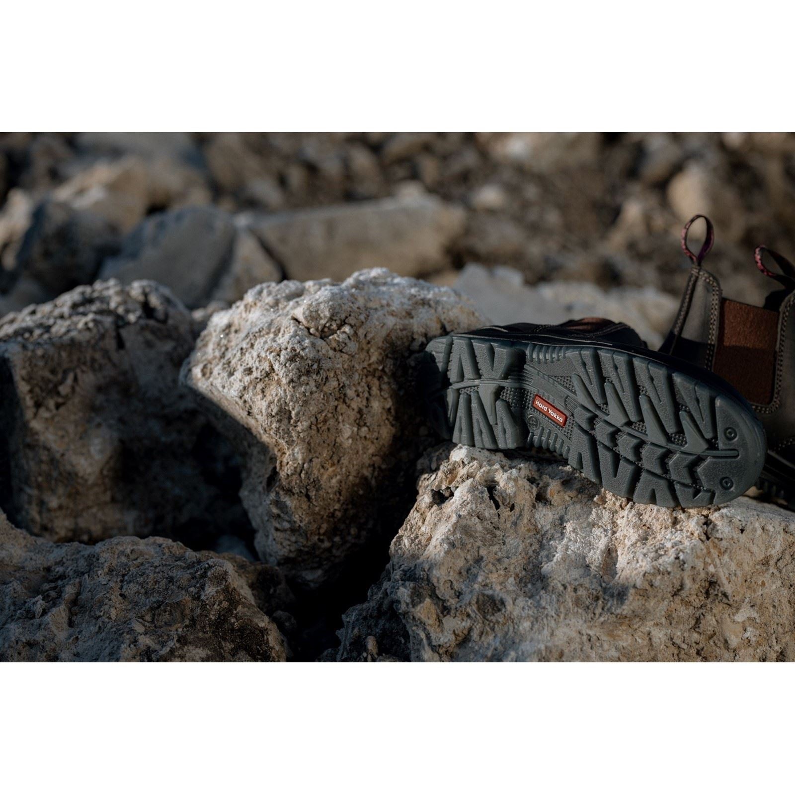 Hard Yakka  Bottes De Sécurité En Cuir Marron Pour Femmes Banjo