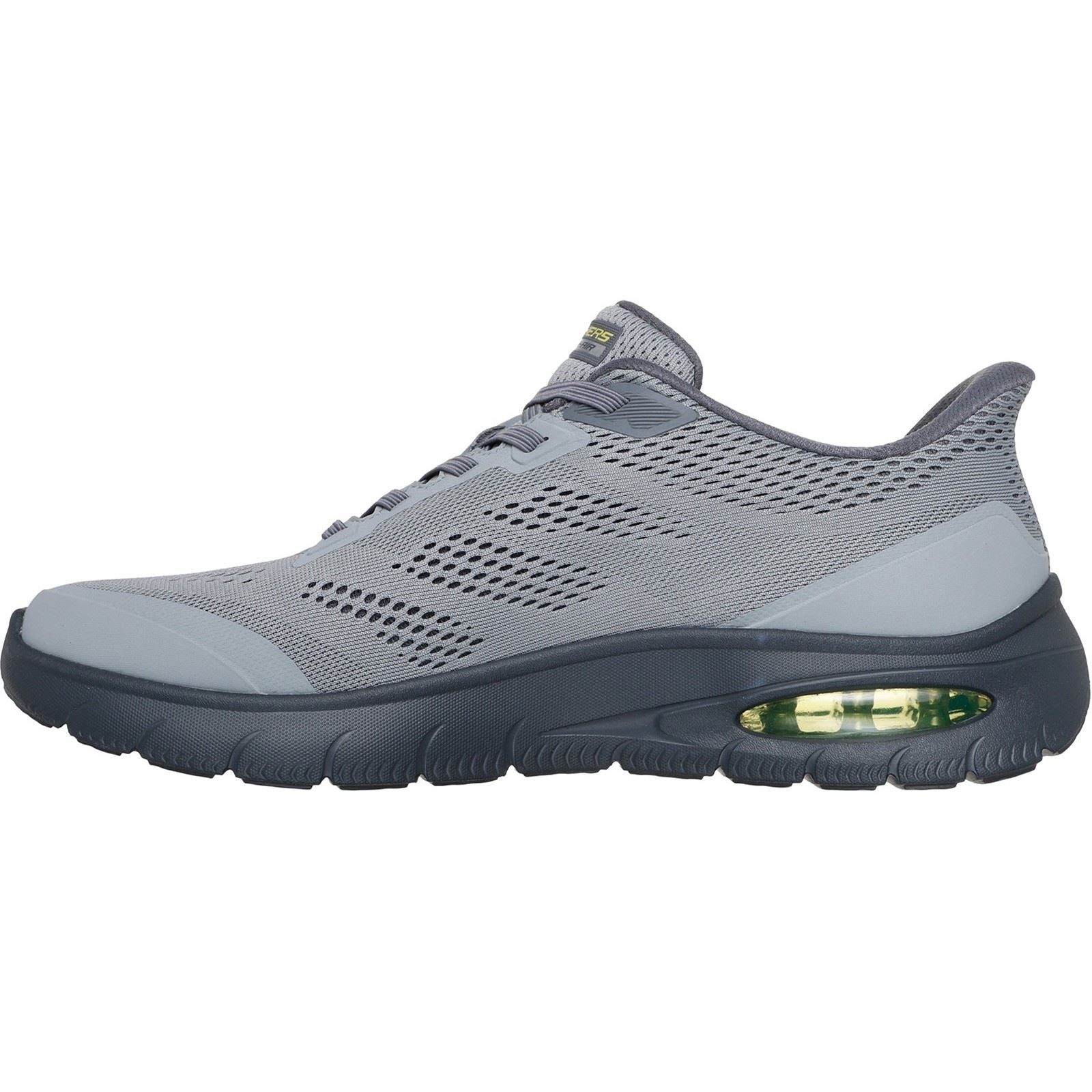 Skechers Skech-Air Summits Baskets En Textile Pour Hommes Charbon/Citron Vert