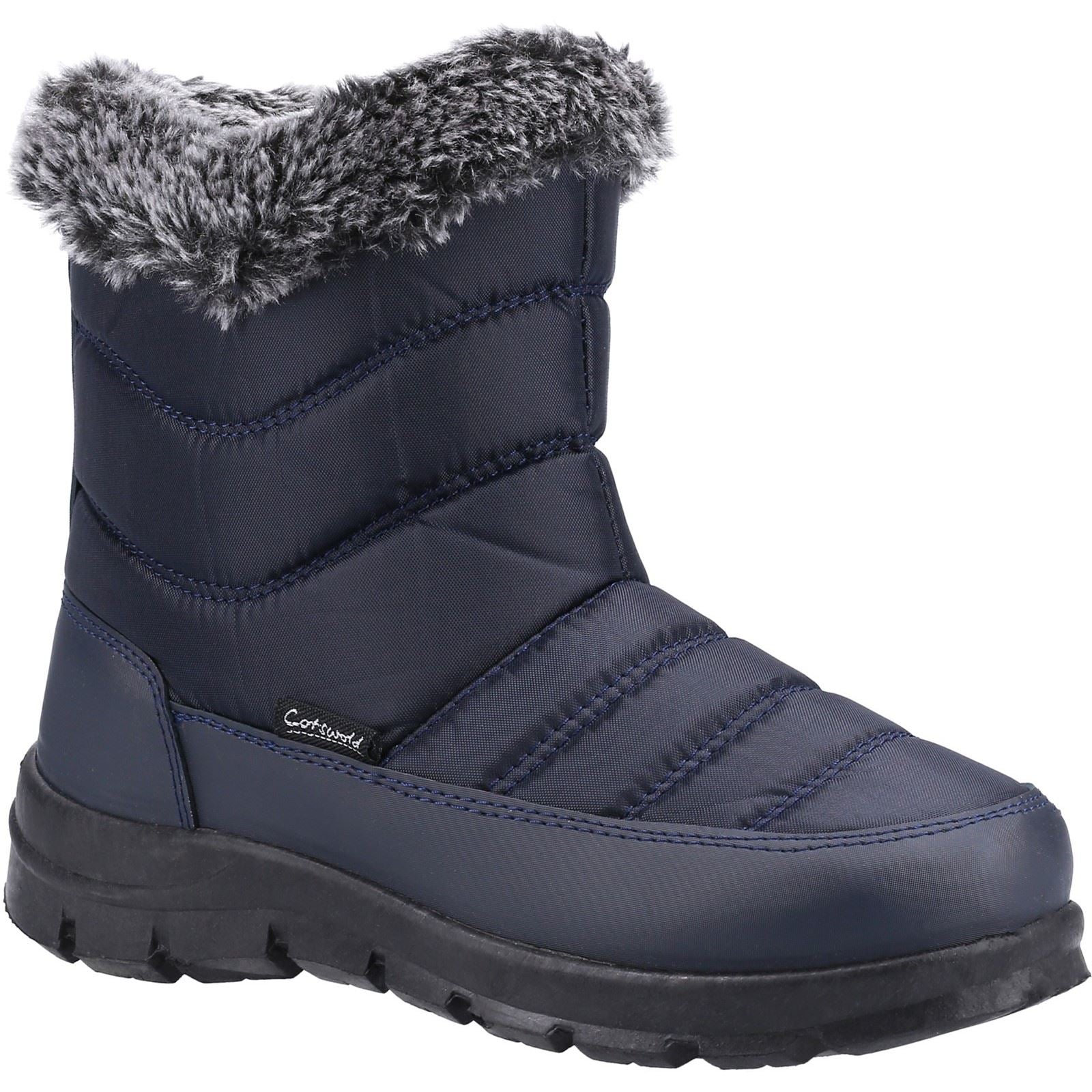 Cotswold Longleat Bottes En Caoutchouc Bleu Marine