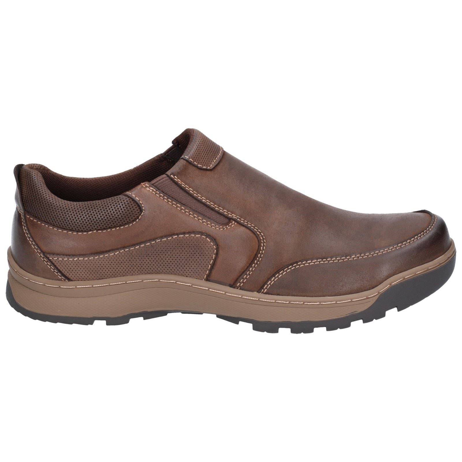 Hush Puppies Jasper Mocassins Marron En Cuir Pour Hommes