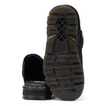 Dr. Martens Sabots En Daim Noir Zebzag.