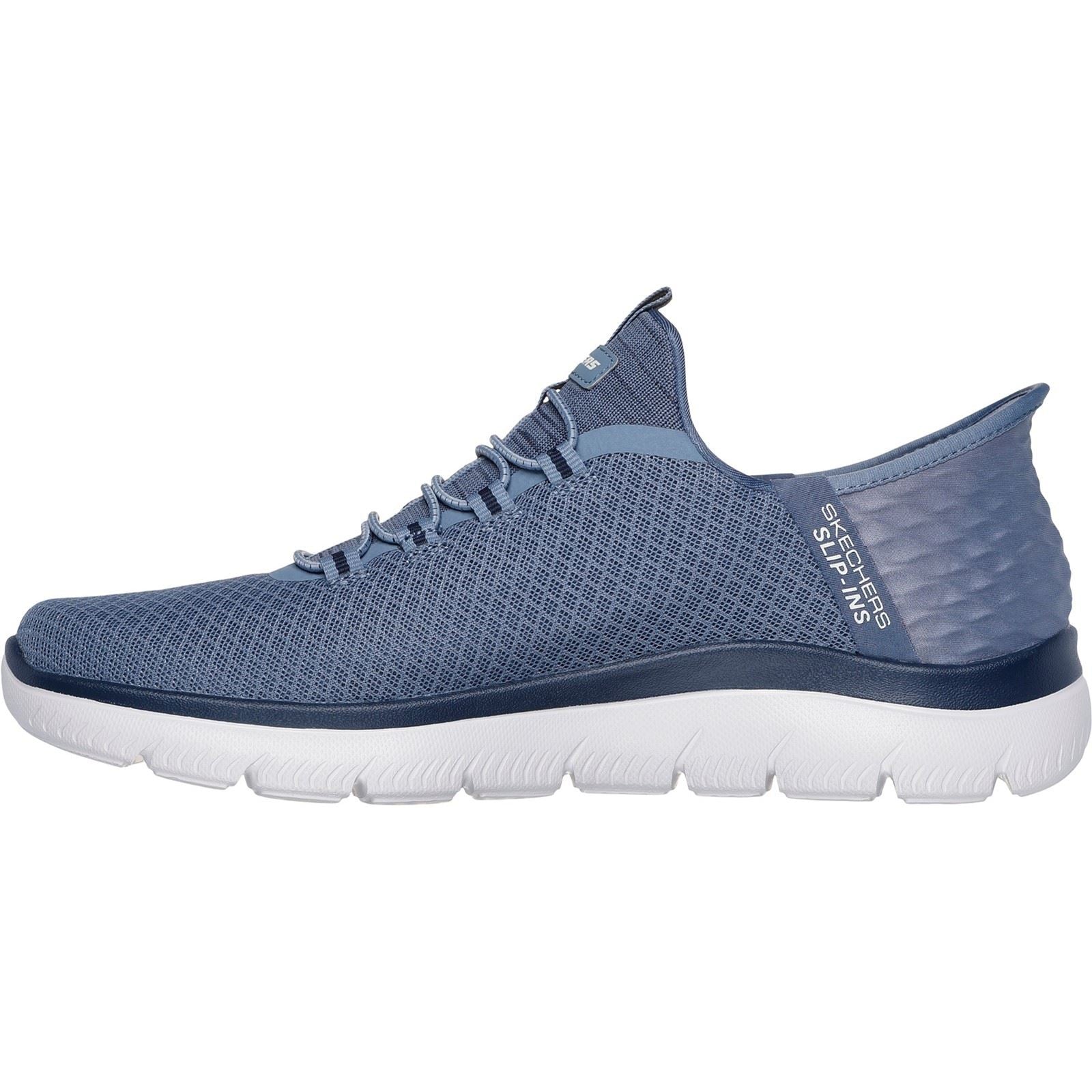 Skechers Slip-ins: Summits - High Range Chaussures De Sport Pour Homme En Polyester Gris Ardoise