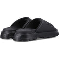 Hunter Moulded Stacked Slider Slides Pour Femmes En Polyester Noir