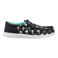 HEYDUDE Wally Funk Party Palm Chaussures Mocassins Homme En Coton Noir/Multicolore