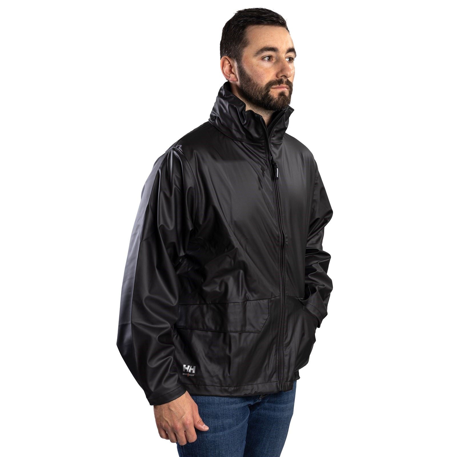 Helly Hansen Workwear Voss Veste De Pluie Noire Unisexe Pour Adultes