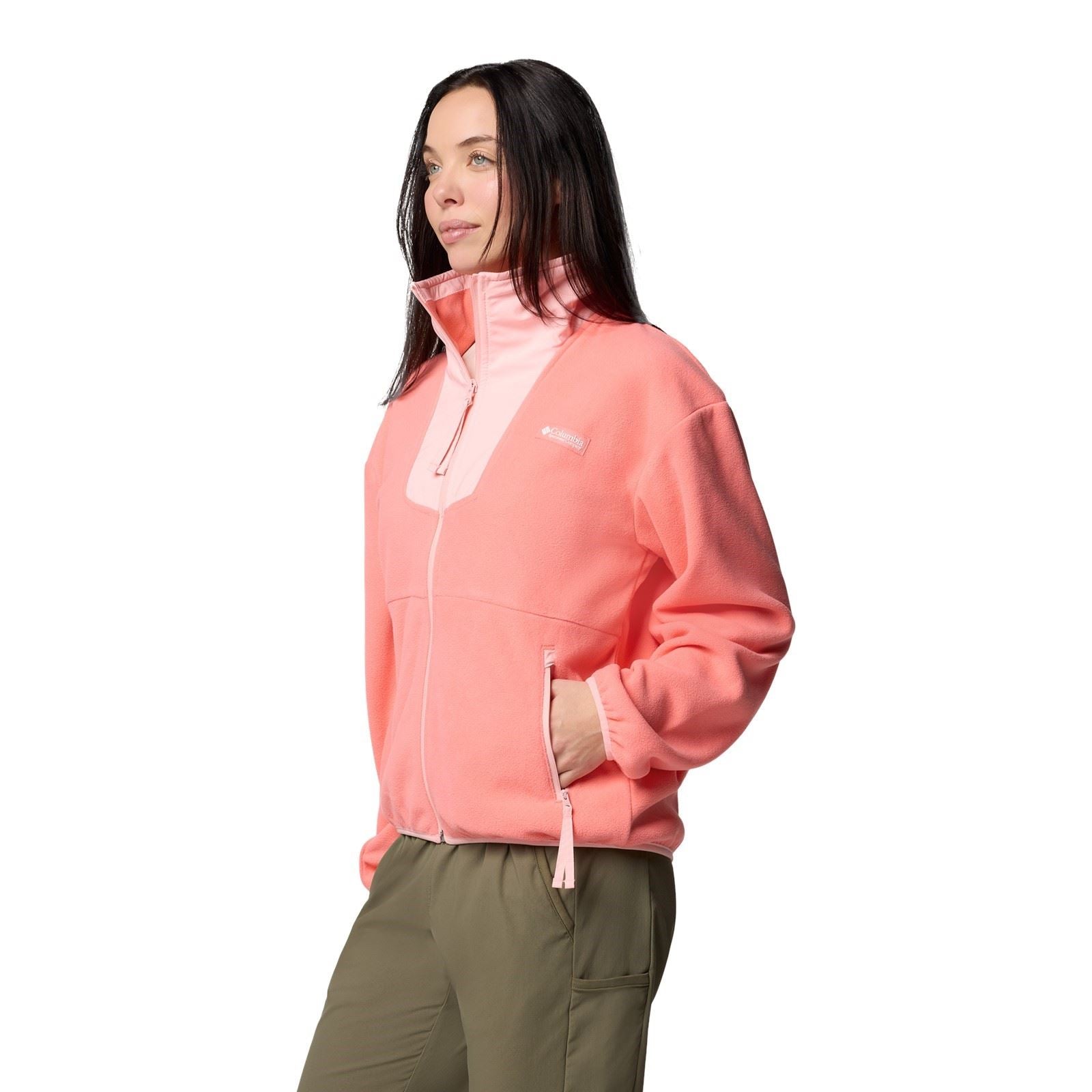 Columbia Sequoia Grove Full Zip Fleece Vestes En Polaire Rouges Pour Femmes