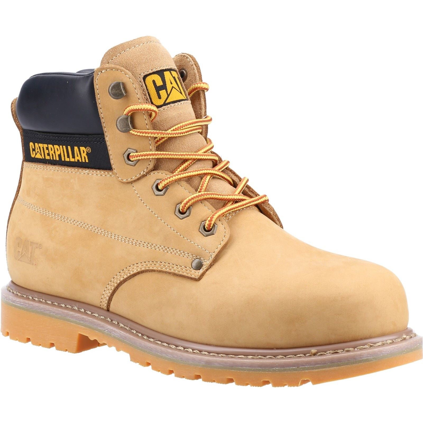 Caterpillar  Bottines De Sécurité Powerplant S3 Nubuck Honey