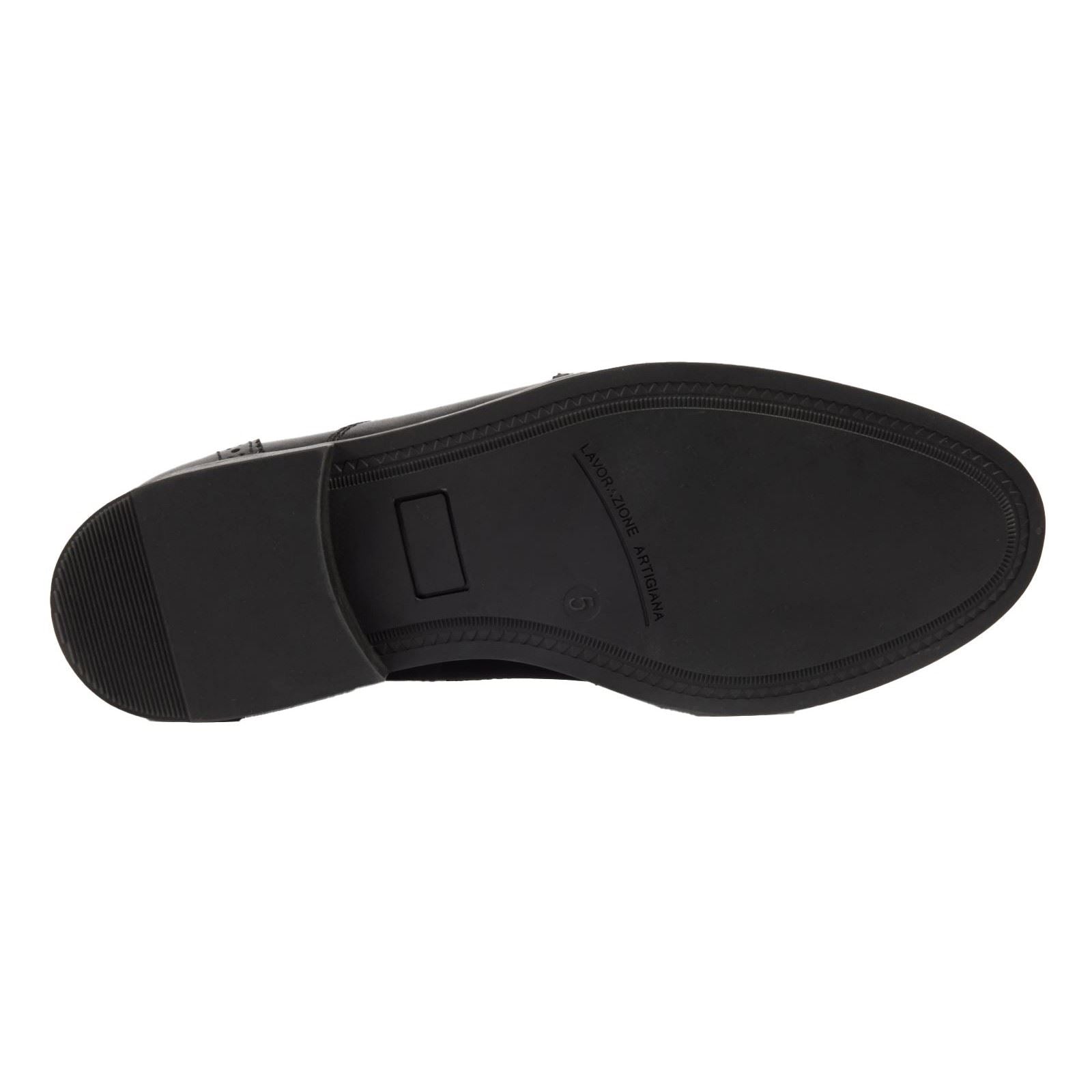 Pod Lee Chaussures Plates Noires Pour Filles En Cuir