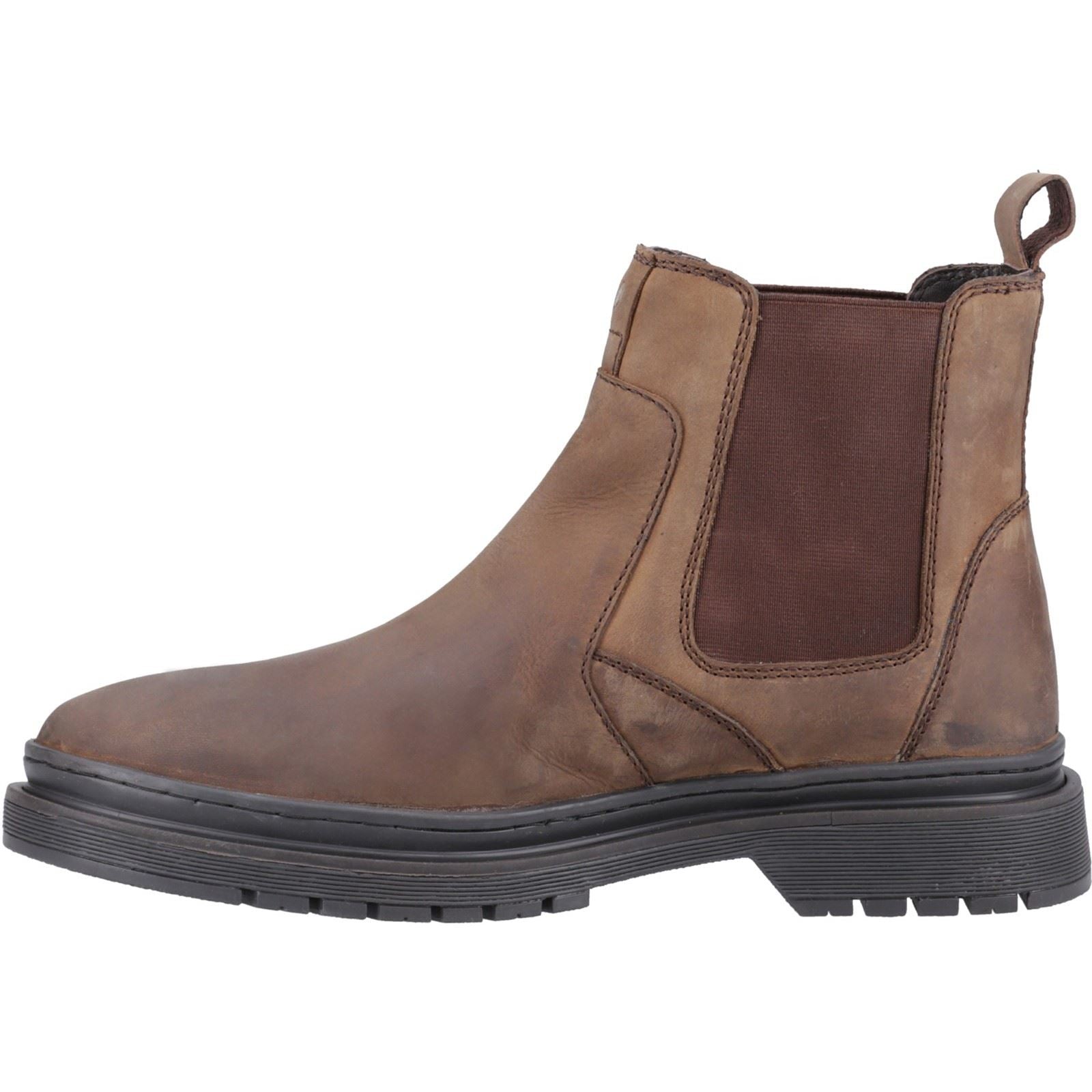 Hush Puppies Jamie Bottes En Cuir Marron Pour Homme