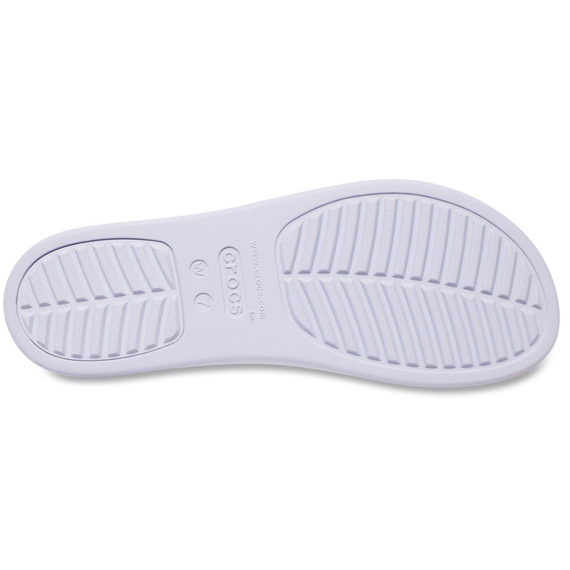 Crocs Brooklyn Buckle Low Wedge Sandales Violettes Pour Femmes