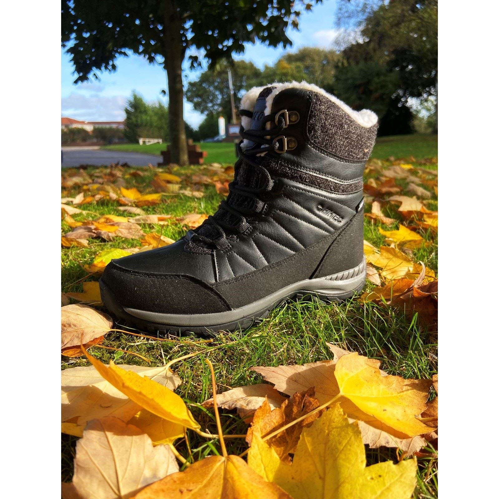 Hi-Tec Riva Mid Bottes De Randonnée Noires Pour Femmes