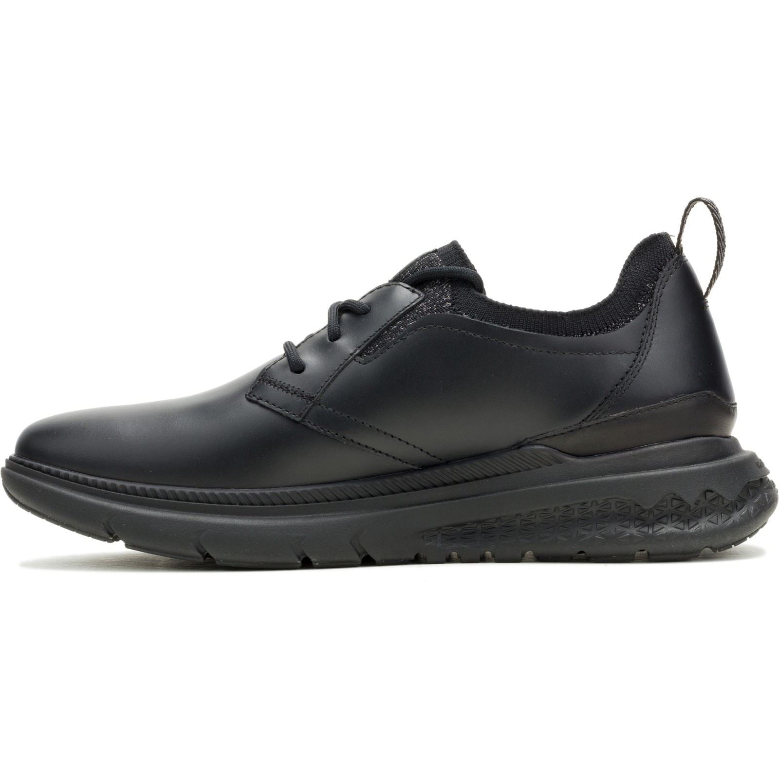 Hush Puppies Excel Chaussures À Lacets Noires/noires Pour Hommes En Cuir