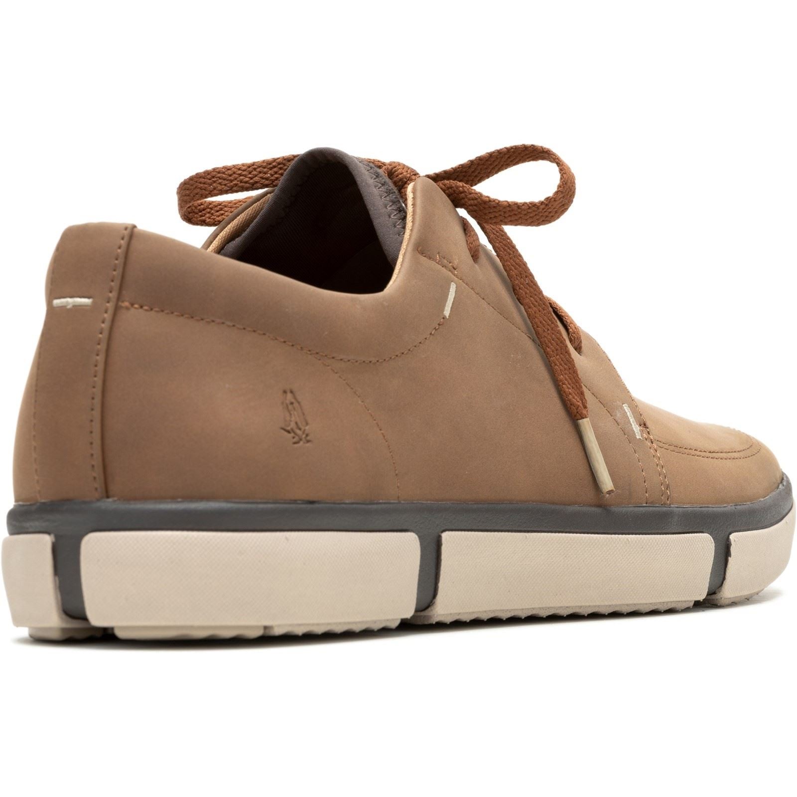 Hush Puppies Briggs Baskets Homme En Cuir Cognac