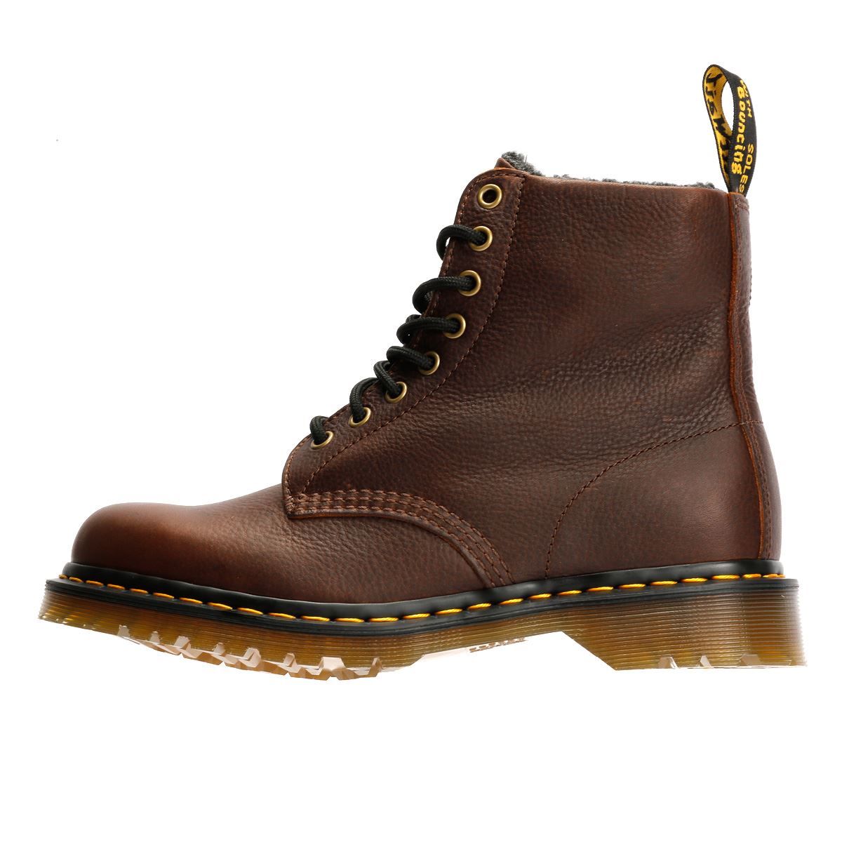Dr. Martens 1460 Pascal Warm Lined 8 Eye Bottes En Cuir Marron