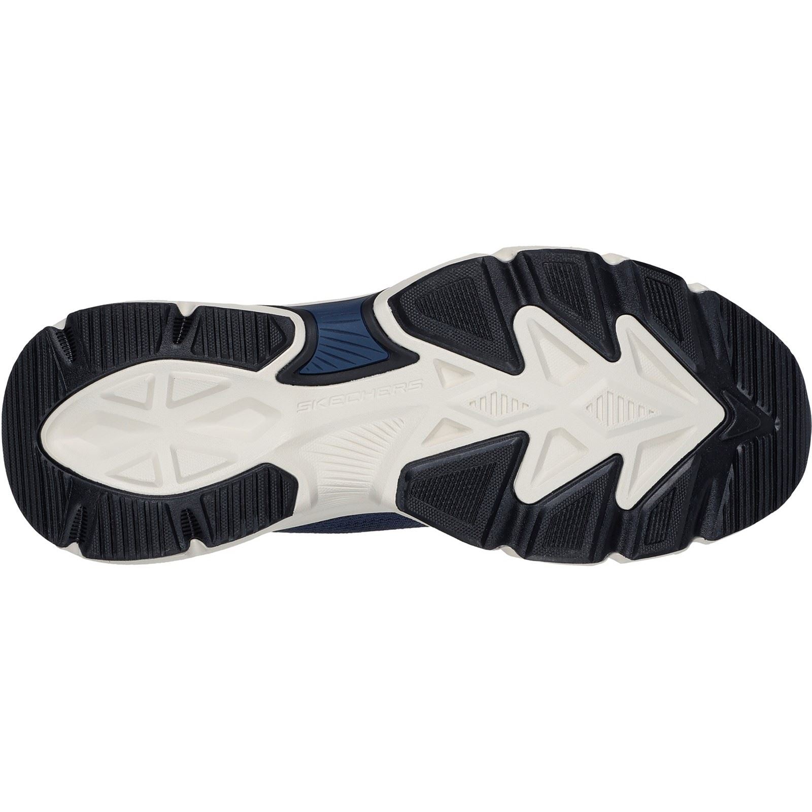 Skechers Skech-Air Ventura Vanderway Baskets Homme En Textile Bleu Marine/Orange