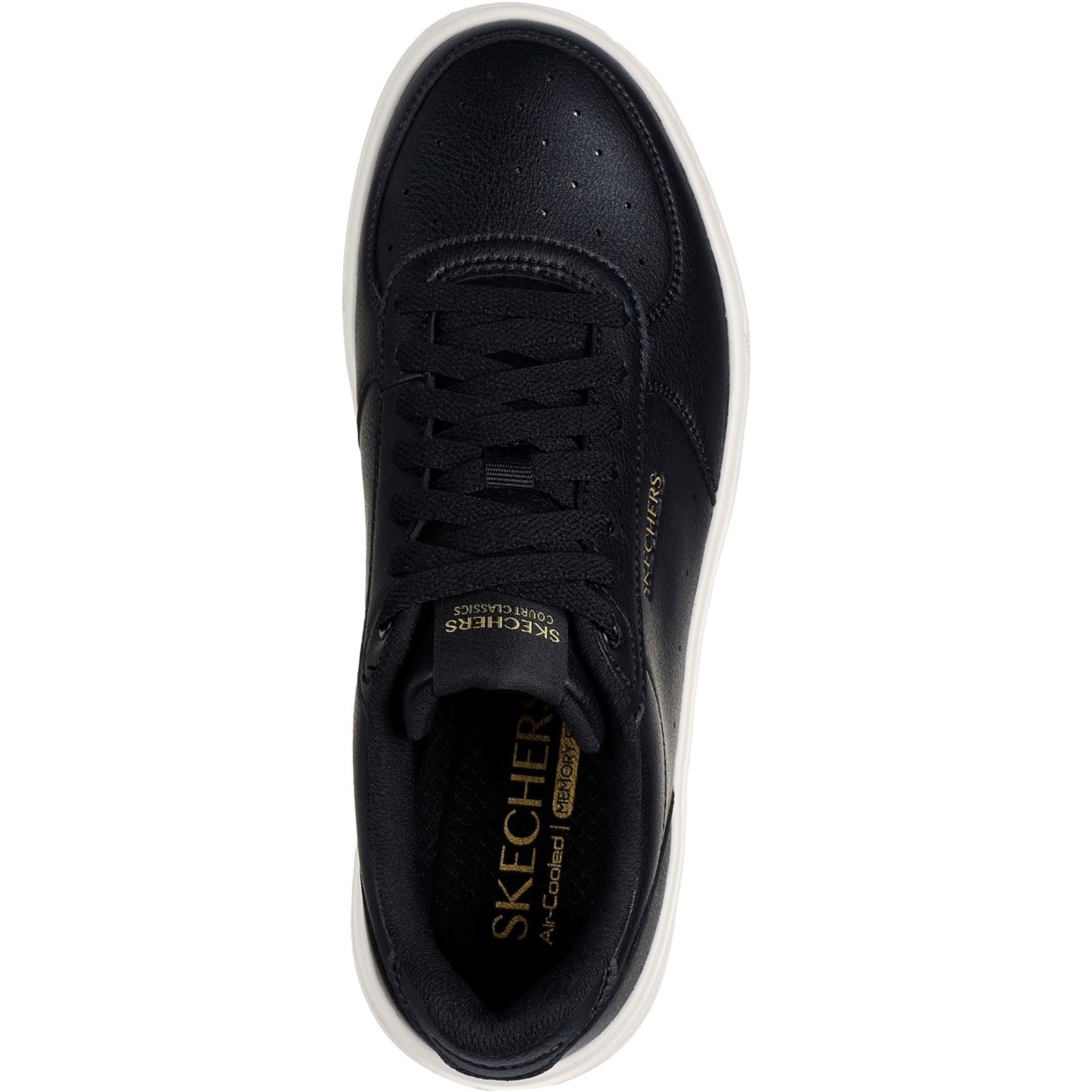 Skechers Grand 92 Be Lifted Baskets Noires Pour Femmes En Matière Synthétique