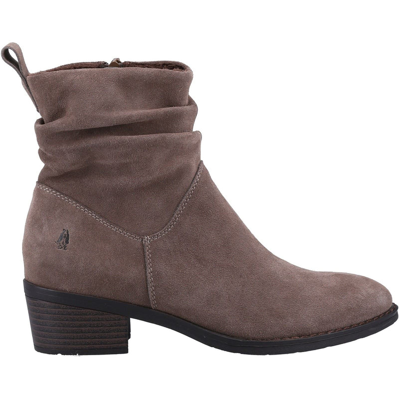 Hush Puppies Iris Bottes En Daim Pour Femmes De Couleur Taupe