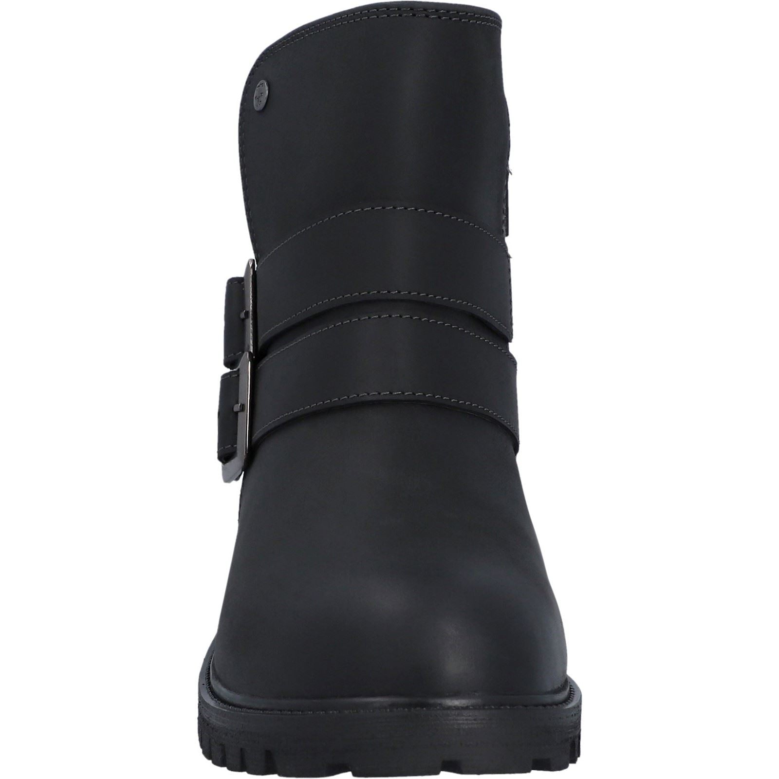 Hunter Ness Bottes Noires En Cuir Pour Femmes