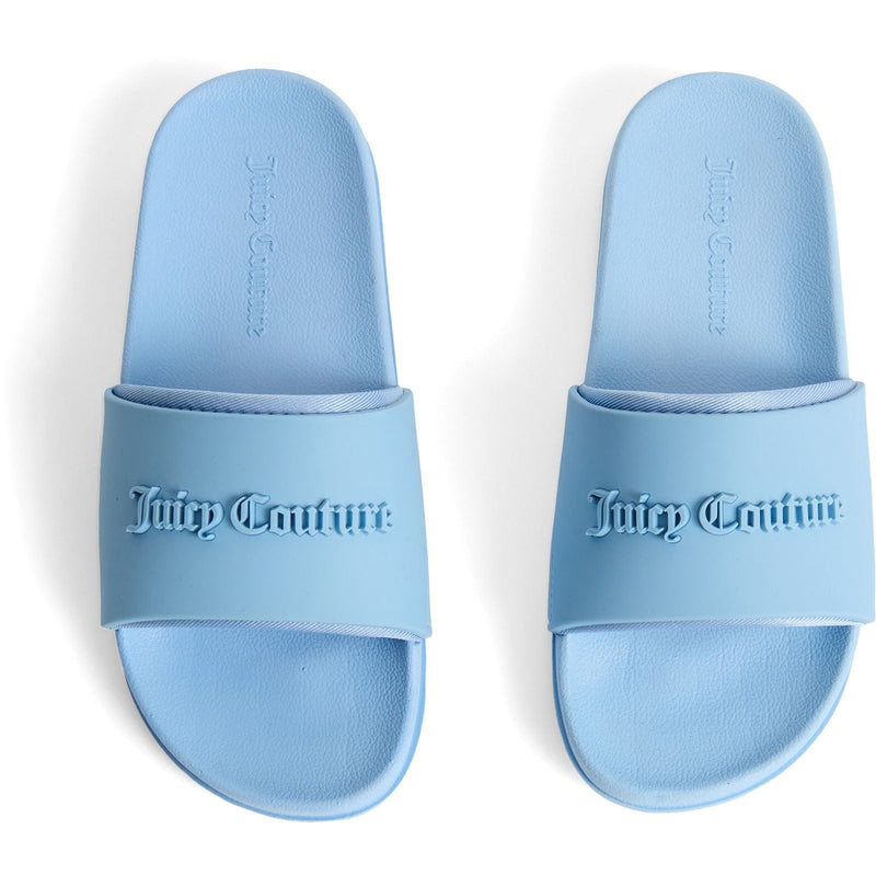 Juicy Couture Embossed Sandales Femme En Pvc Bleu Crépuscule