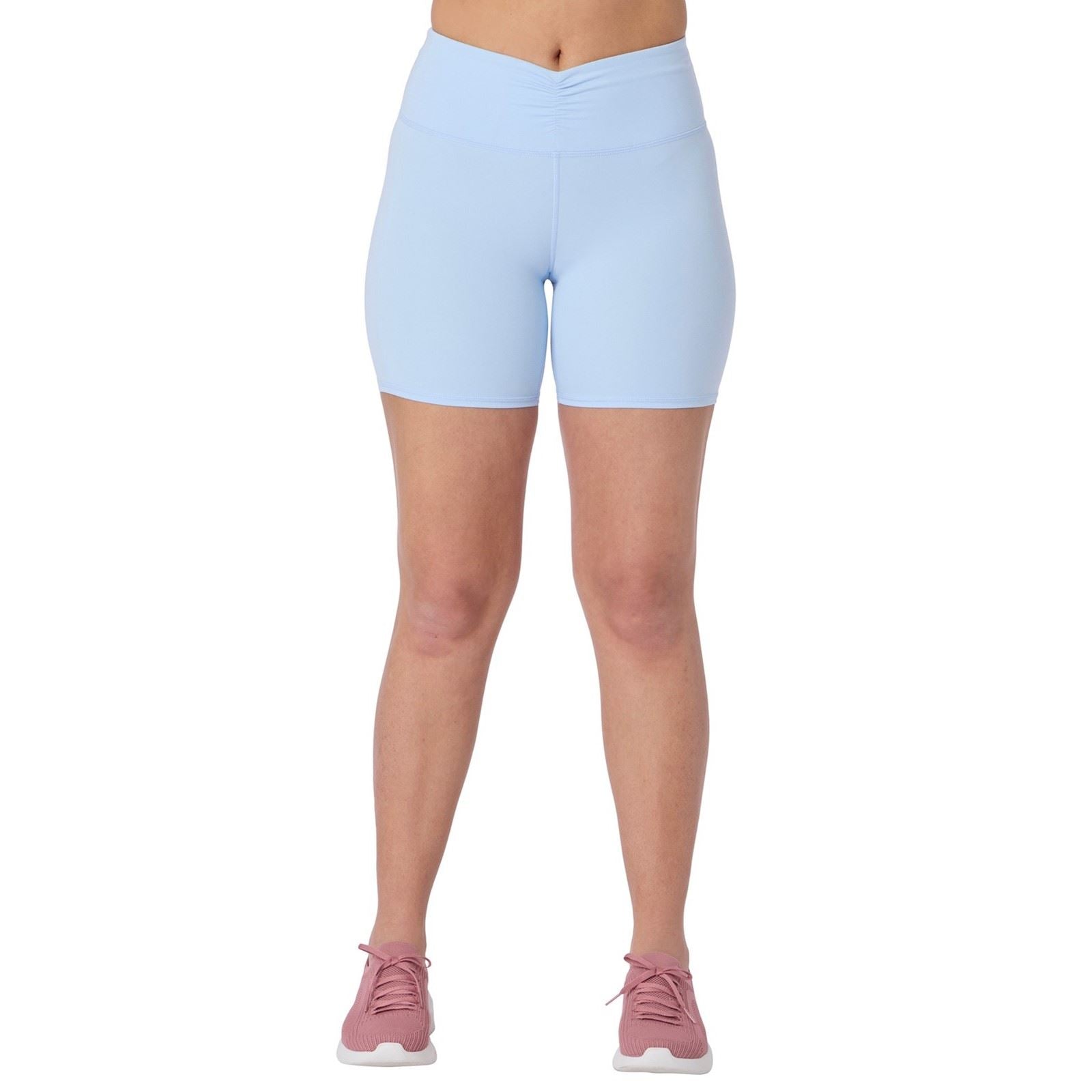 Skechers Goflex Slim 6" Bike Short Shorts Actifs Argentés En Polyester Pour Femmes