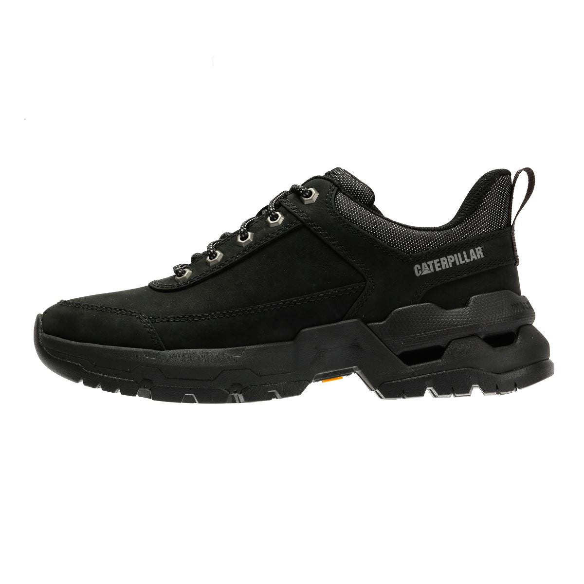 Caterpillar Surge Hiker Lo Waxy Chaussures À Lacets Noires En Nubuck Pour Homme