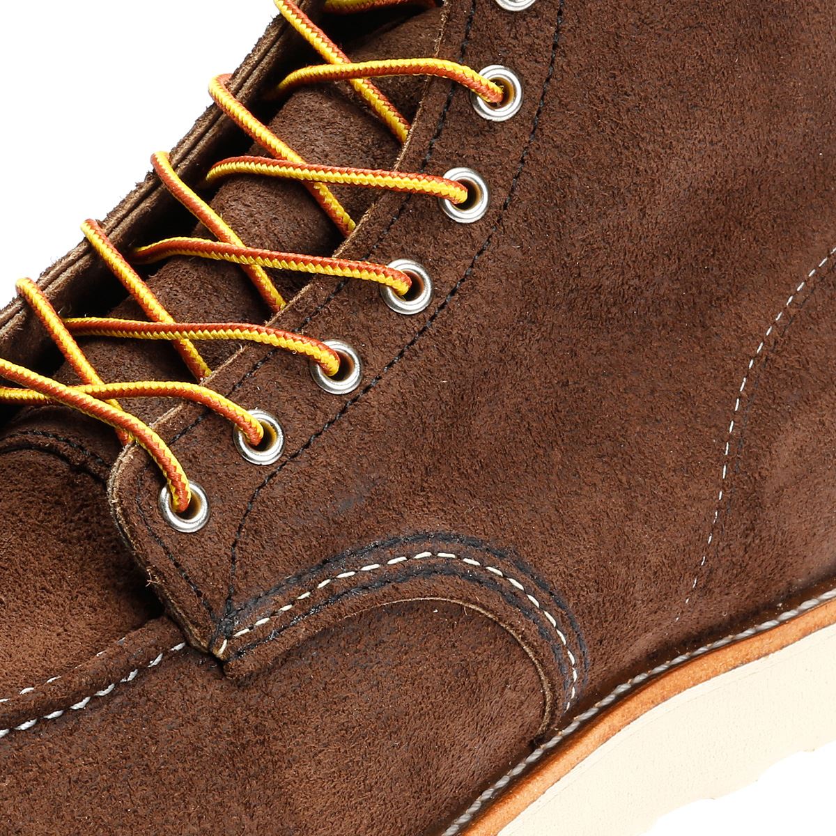 Red Wing 8836 6 Inch Moc Toe Bottes Brunes Pour Hommes En Suède