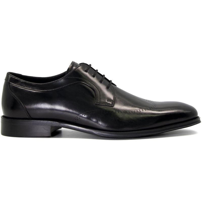 Dune Sheath Chaussures Oxford Noires En Cuir Pour Hommes