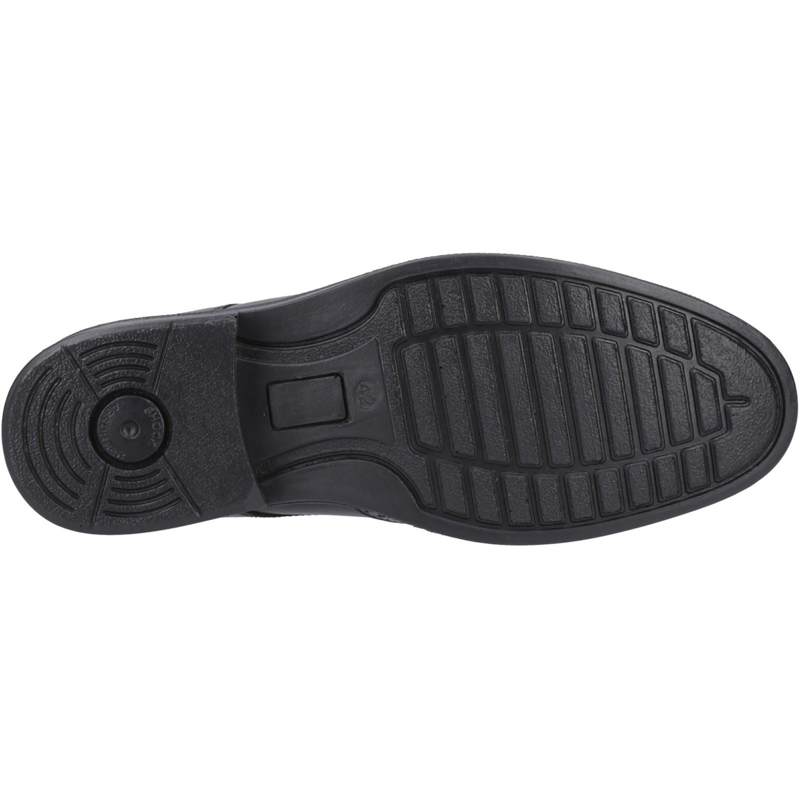 Hush Puppies Nolan Chaussures Richelieu Pour Hommes En Cuir Noir