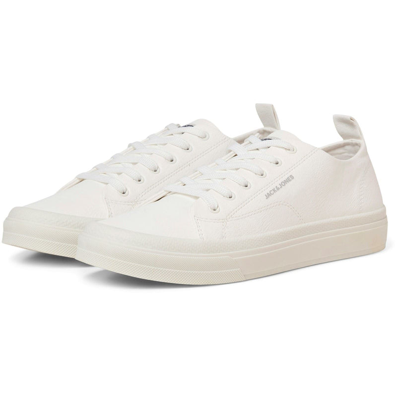 Jack & Jones Bayswater Sneakers Pour Hommes En Polyuréthane Blanc Brillant