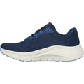 Skechers Arch Fit 2.0 Big League Baskets En Toile Pour Femmes Marine/Multicolores