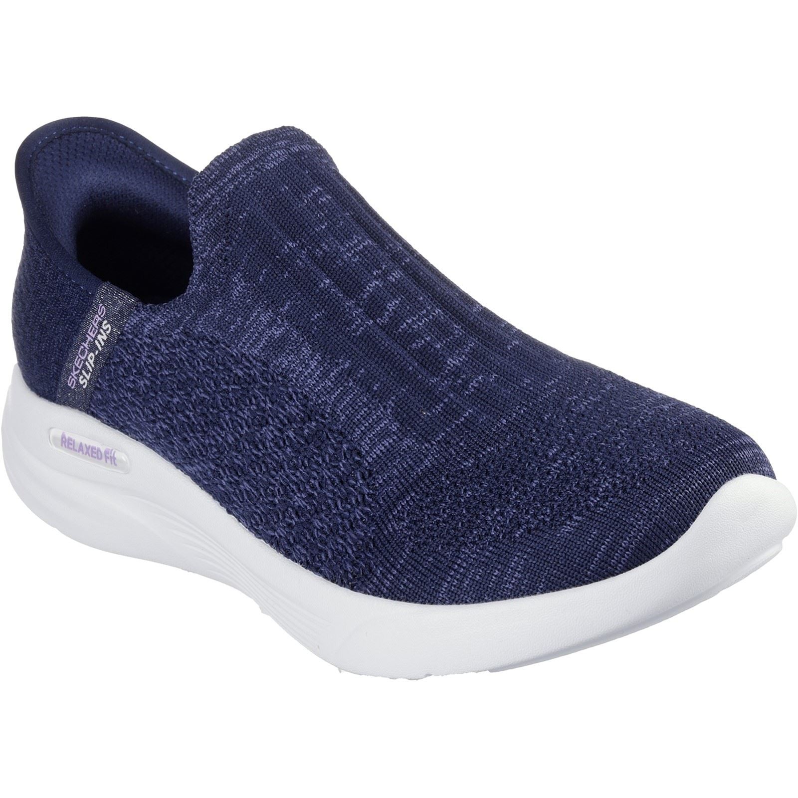 Skechers Relaxed Fit Sport Baskets En Synthétique Pour Femme, Couleur Marine