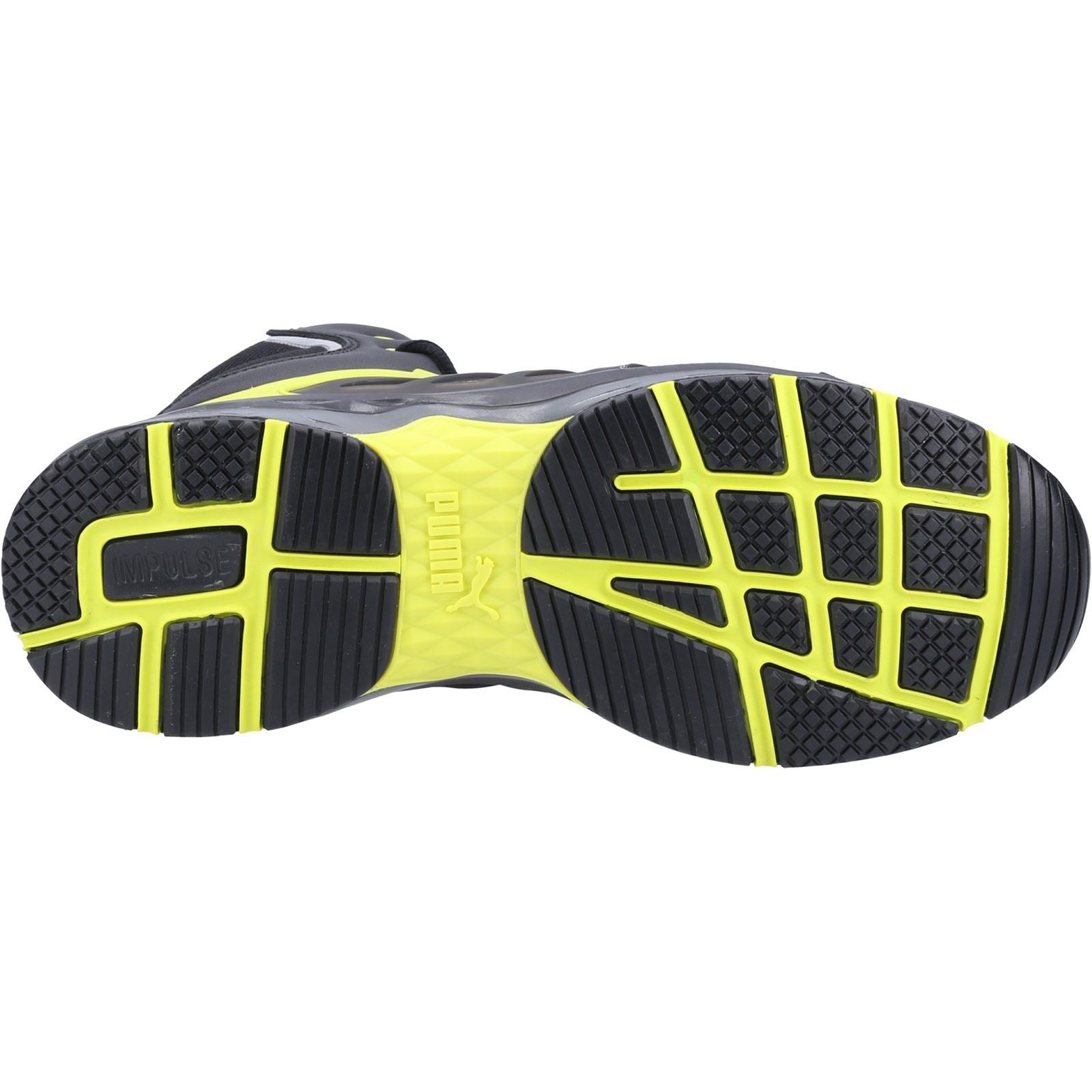 Puma Safety  Bottes De Sécurité En Cuir Jaune Velocity 2.0 Mid S3