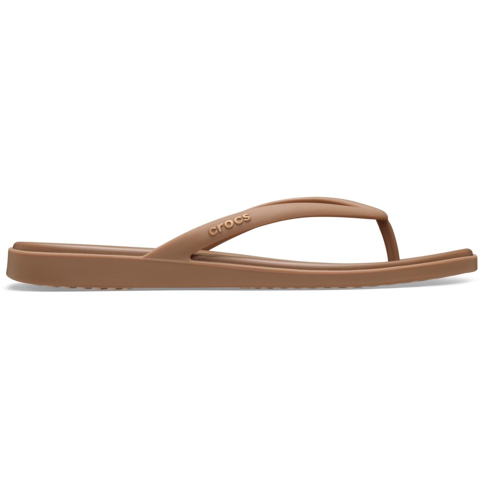 Crocs Miami Tongs En Chocolat Au Lait Eva Pour Femmes