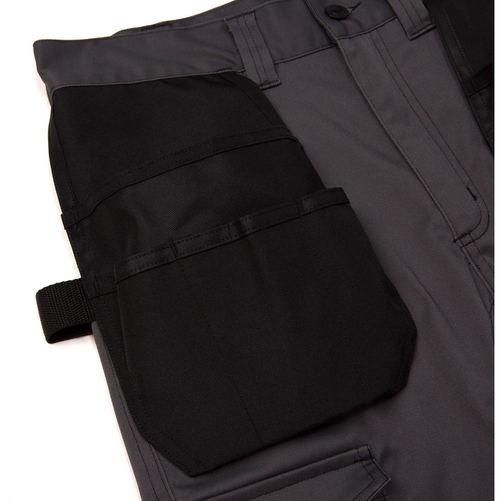 Caterpillar Essential Stretch Holster Shorts De Travail Gris Pour Hommes En Polyester