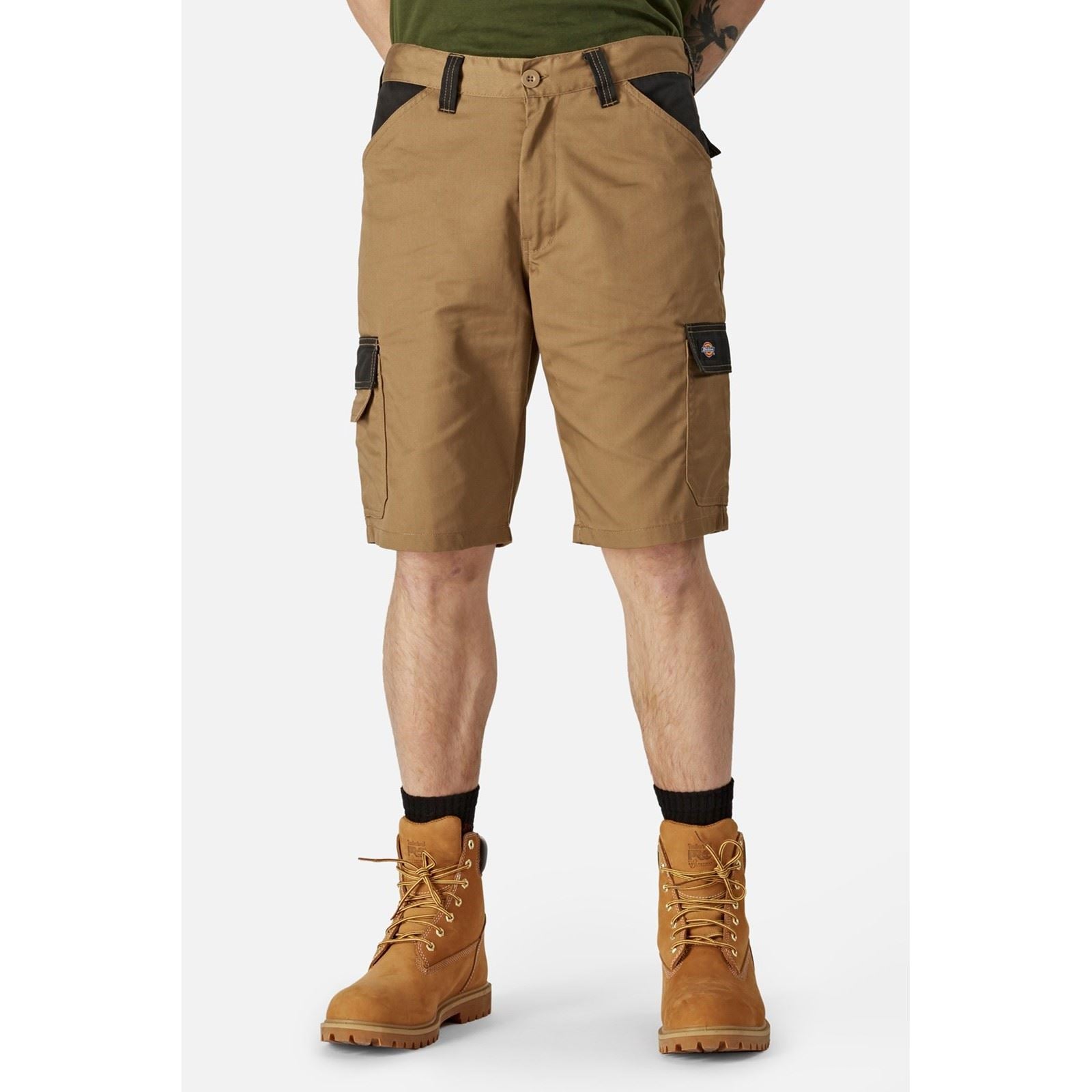 Dickies Everyday Shorts En Polyester Pour Hommes Marron Longueur Genou