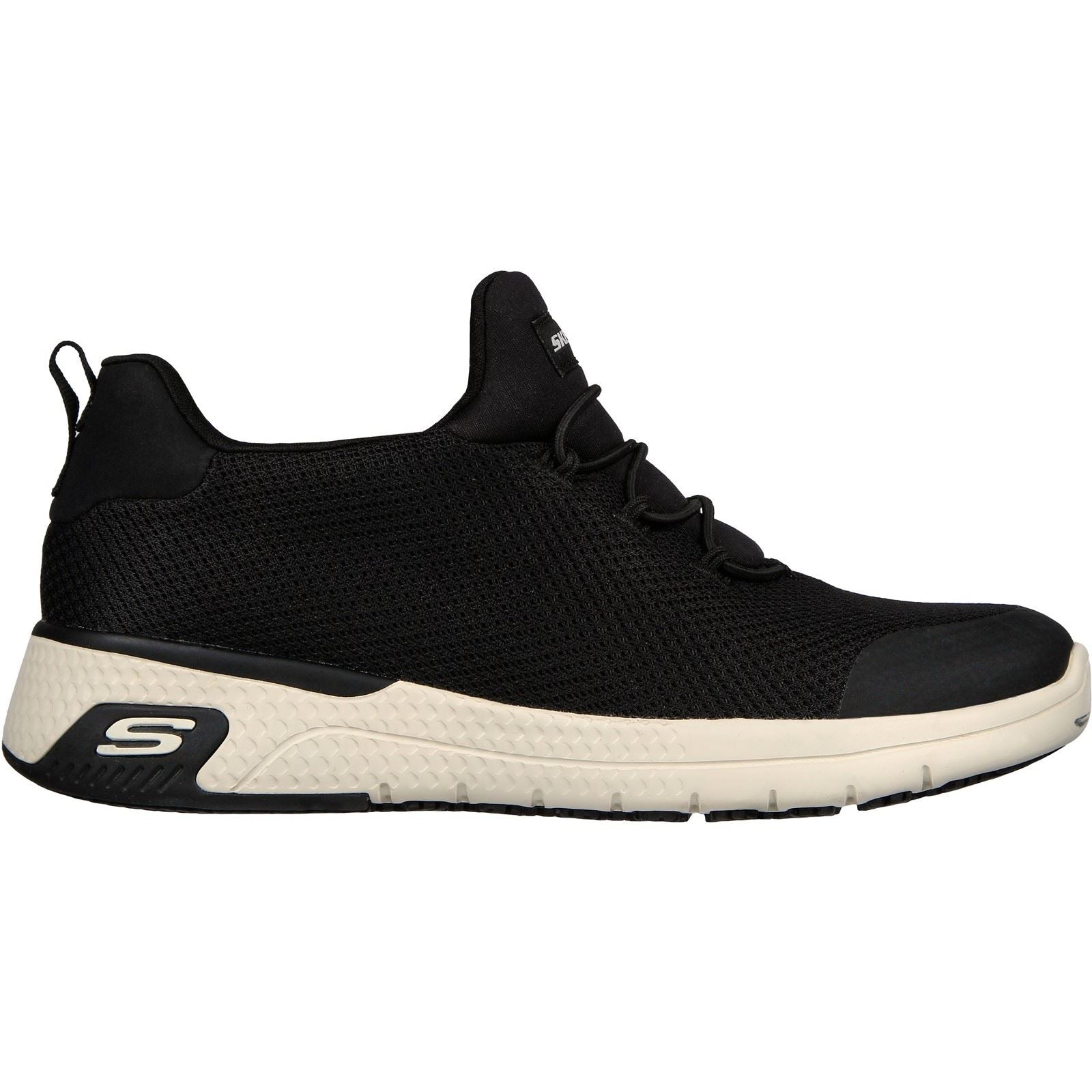 Skechers Workwear Marsing - Waiola SR Chaussures De Sport Pour Femmes En Mesh Noir/blanc