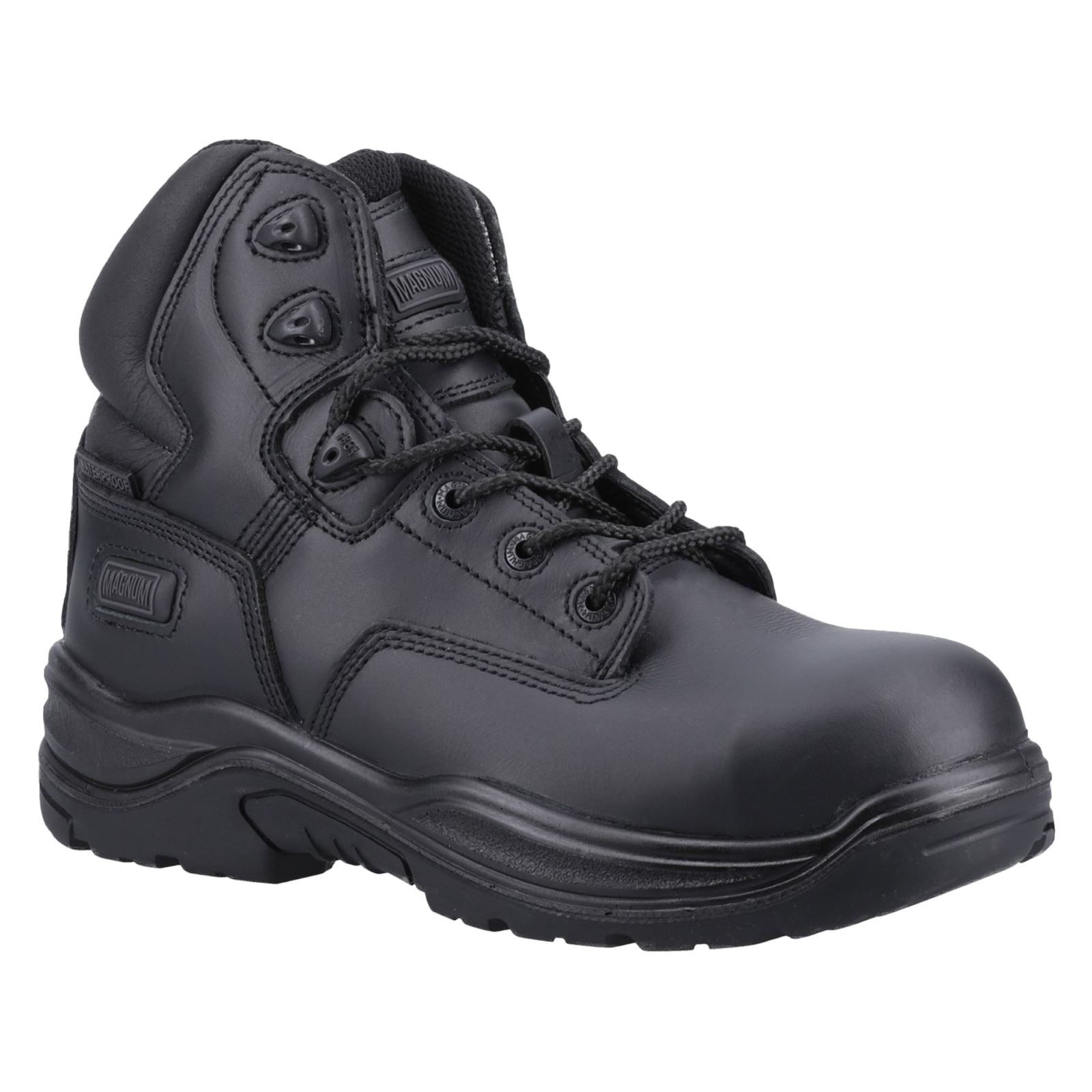 Magnum  Bottes De Sécurité En Cuir Noir Responder