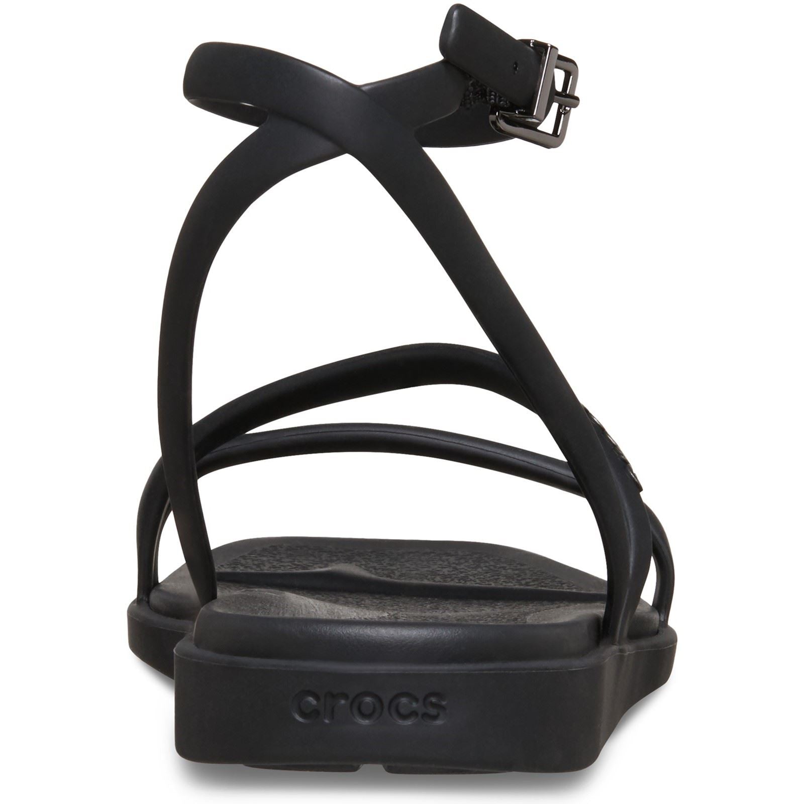 Crocs Miami Toe Loop Sandales Noires Pour Femmes En Eva