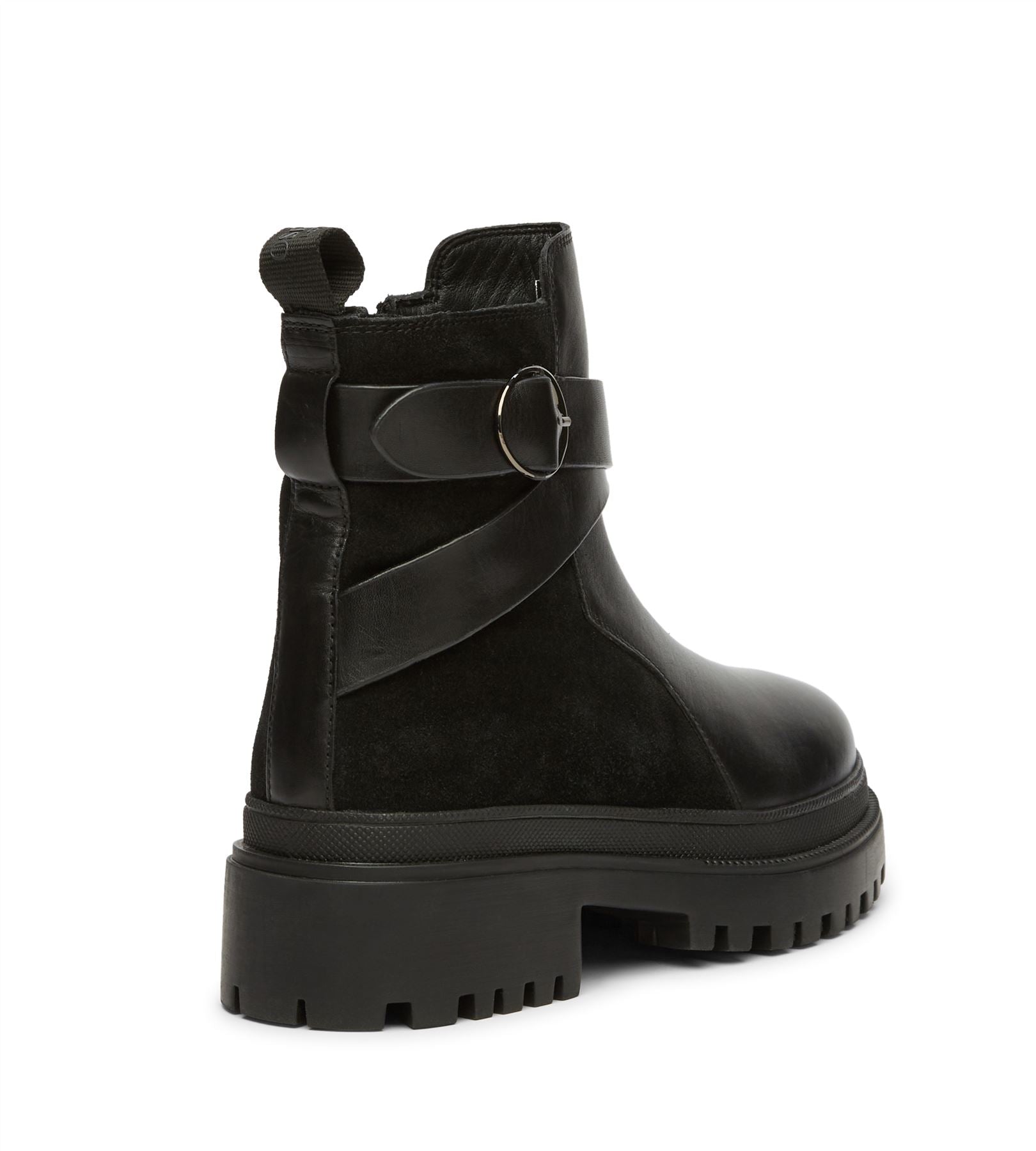 Osprey London The Boston Bottes Noires En Cuir Pour Femmes